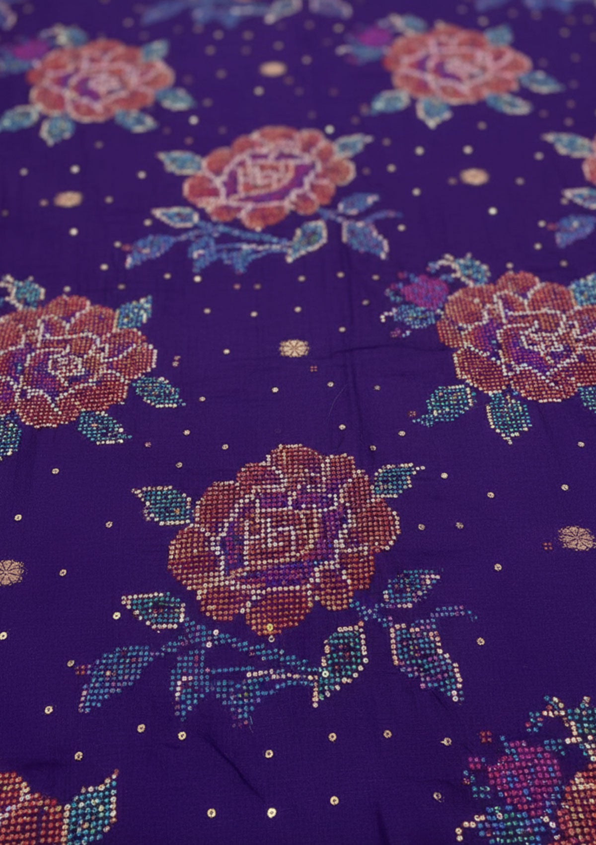 Royal Purple Banarasi Silk Saree