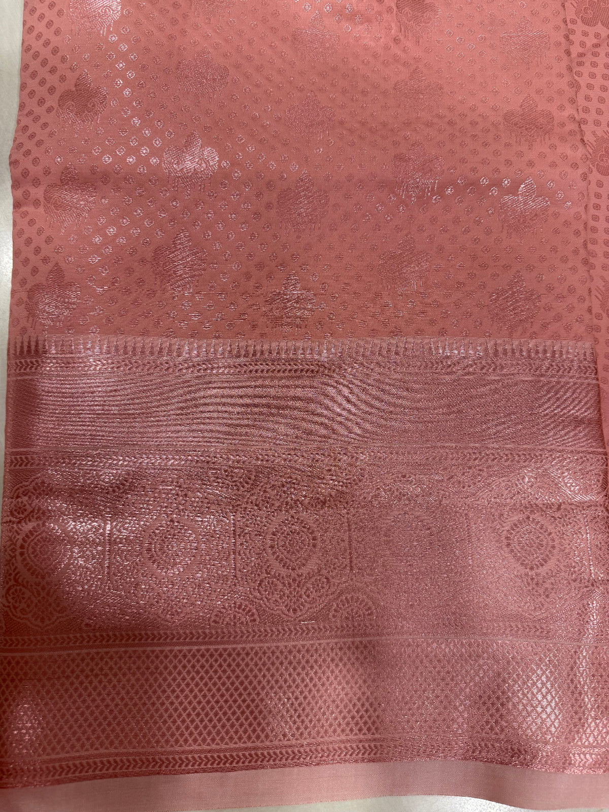 Soft pink Banarasi Silk Saree - D00032