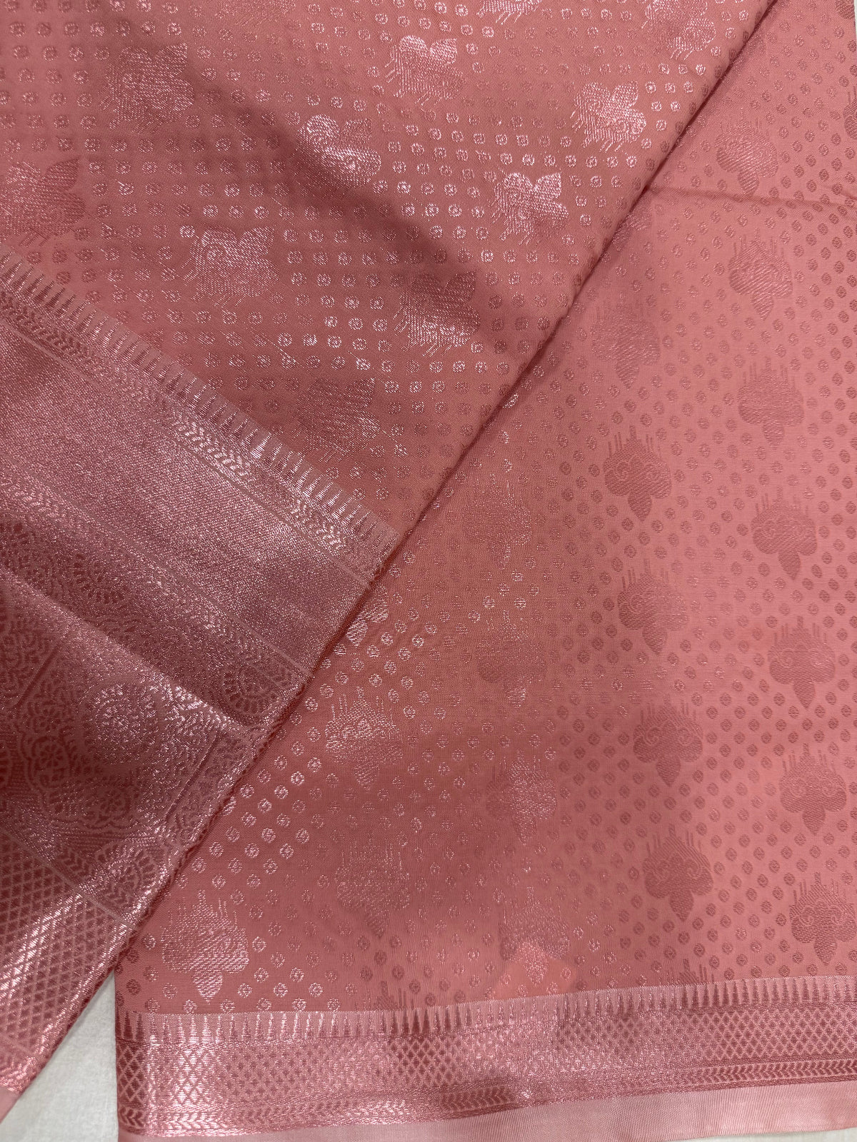Soft pink Banarasi Silk Saree - D00032