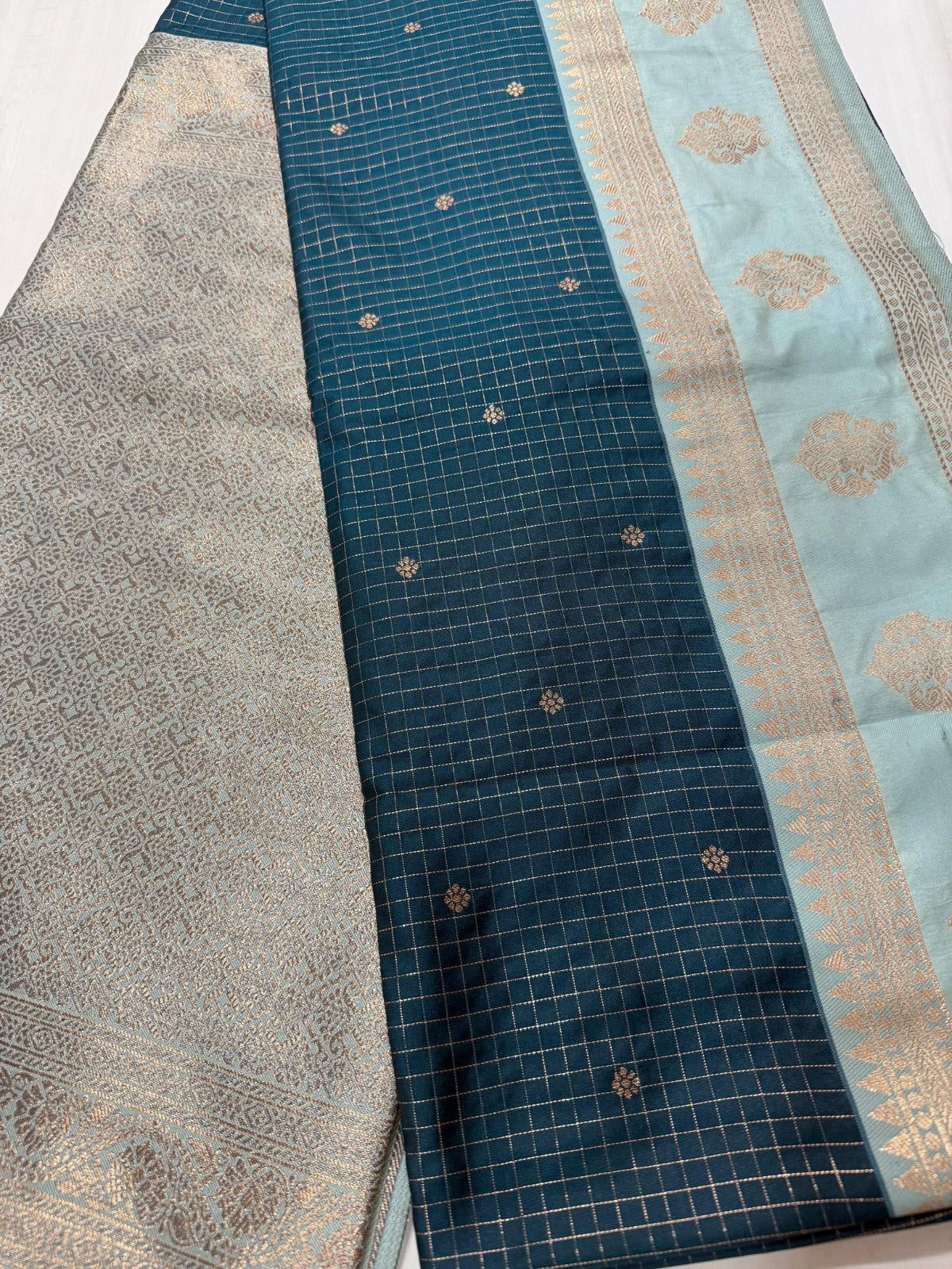 Deep Teal & Sky Aqua - D00043