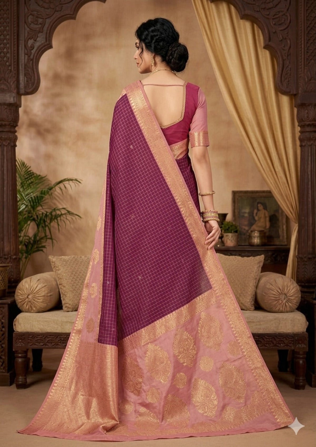 Magenta Purple & Rose Pink - D00045